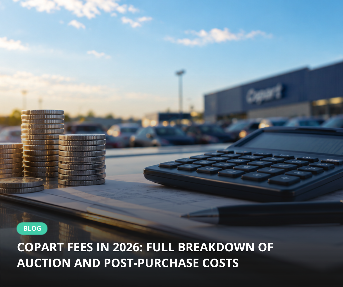 Copart Fees in 2026: Full Breakdown of Auction and Post-Purchase Costs