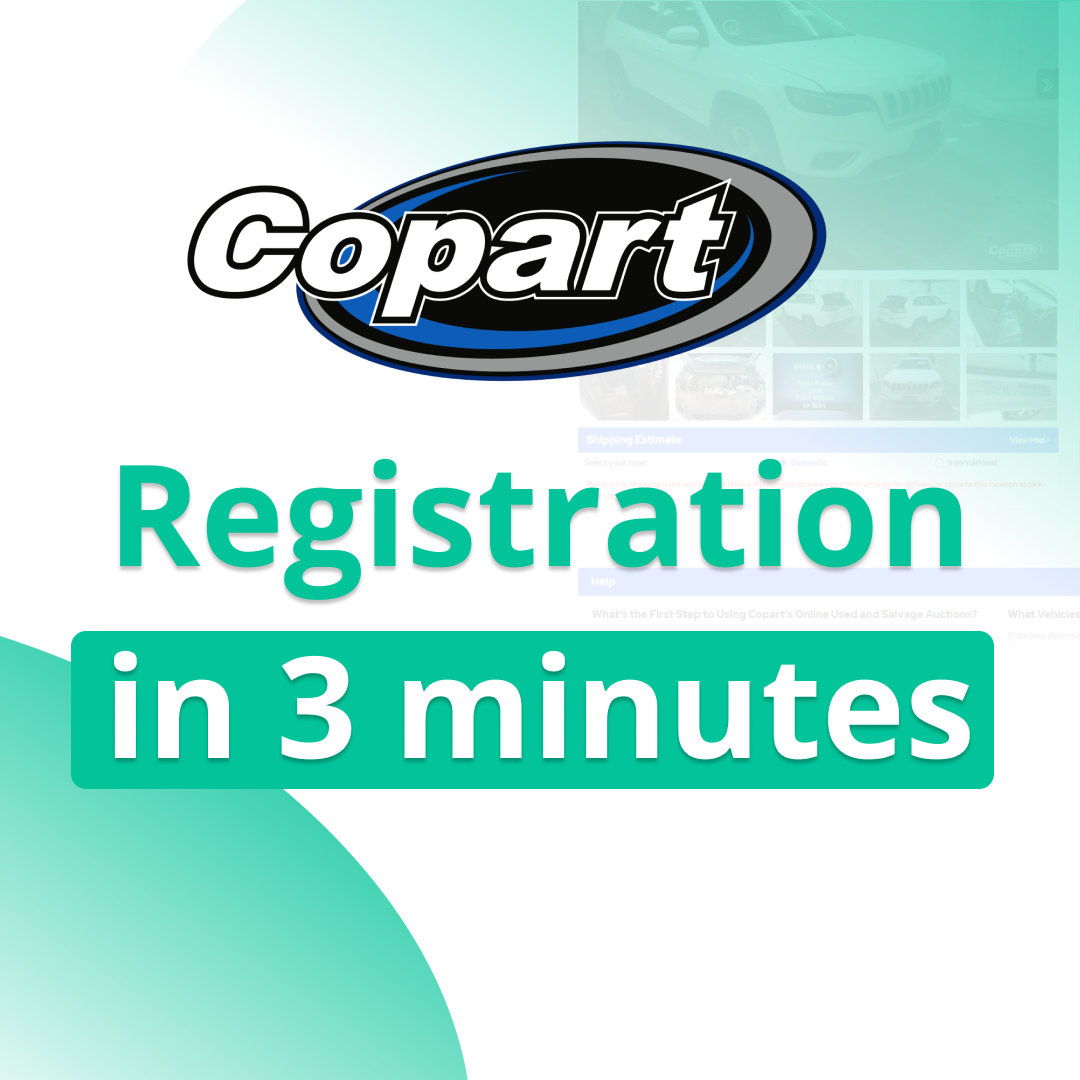  How to open an account on Copart.